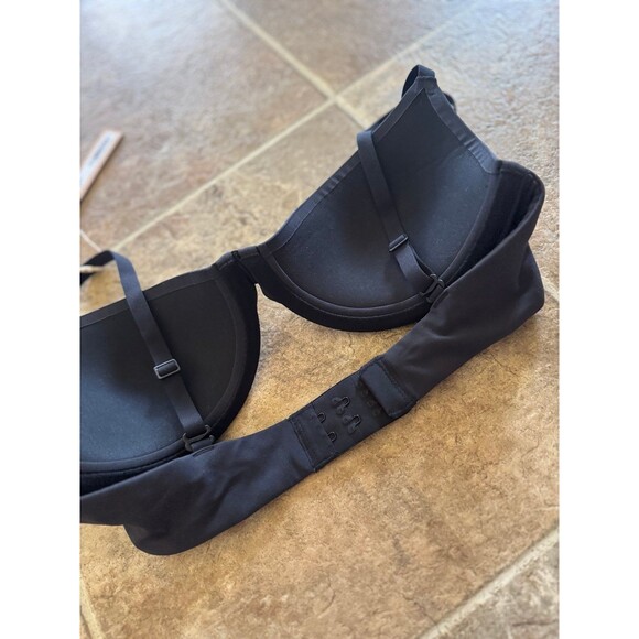 Skims Fits Everybody Scoop Plunge Bra Onyx Size 32C - Picture 4 of 5